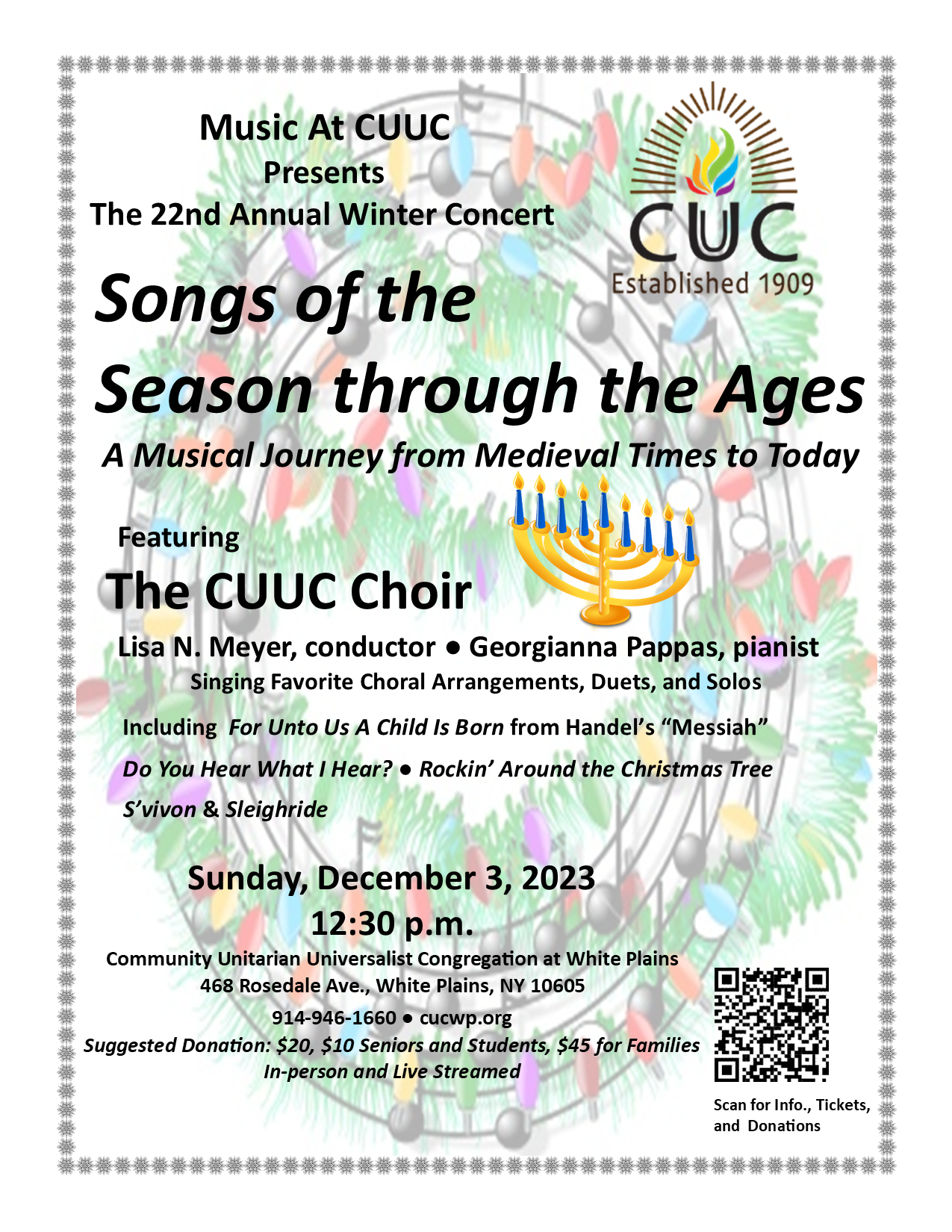 CUUC Dec. Choral Concert Flyer v