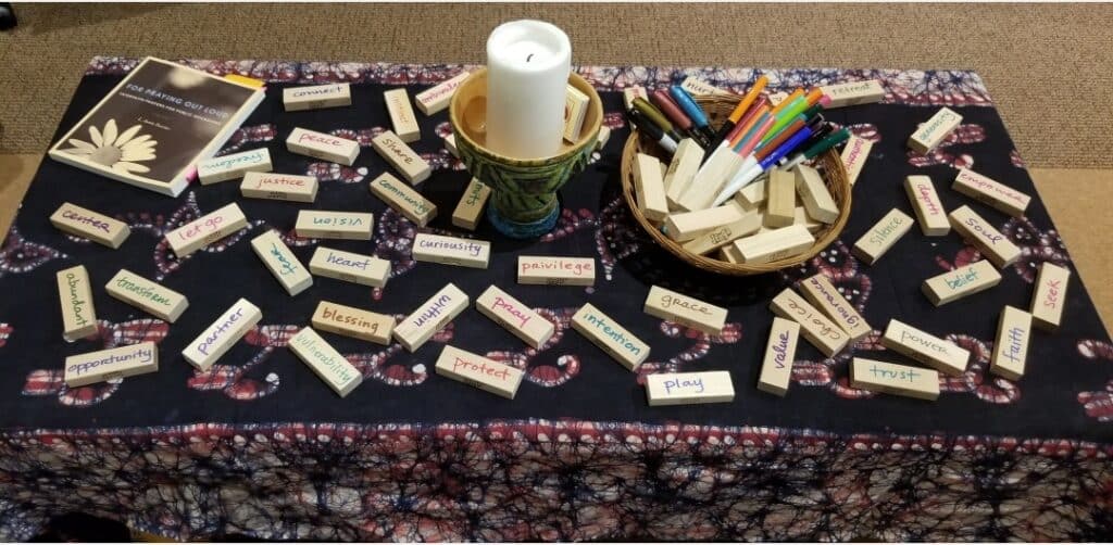 COA altar Jenga