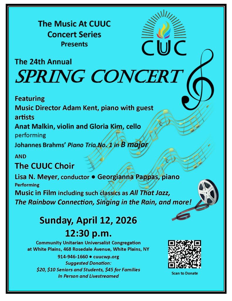 CUUC April Concert Flyer ed poster